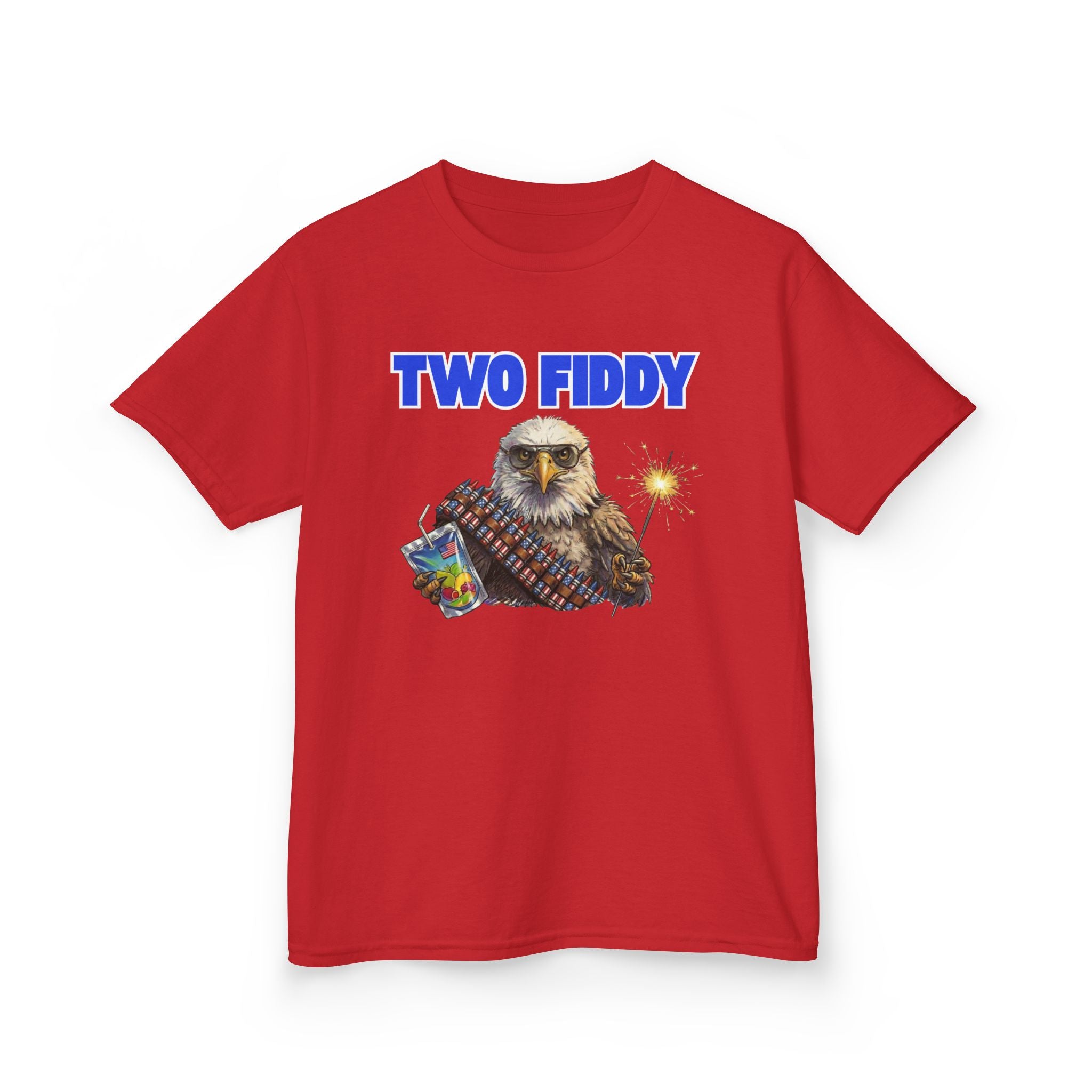Kids "Two Fiddy" Eagle Tee: 250 Years of Freedom & Fireworks (2026 Edition)