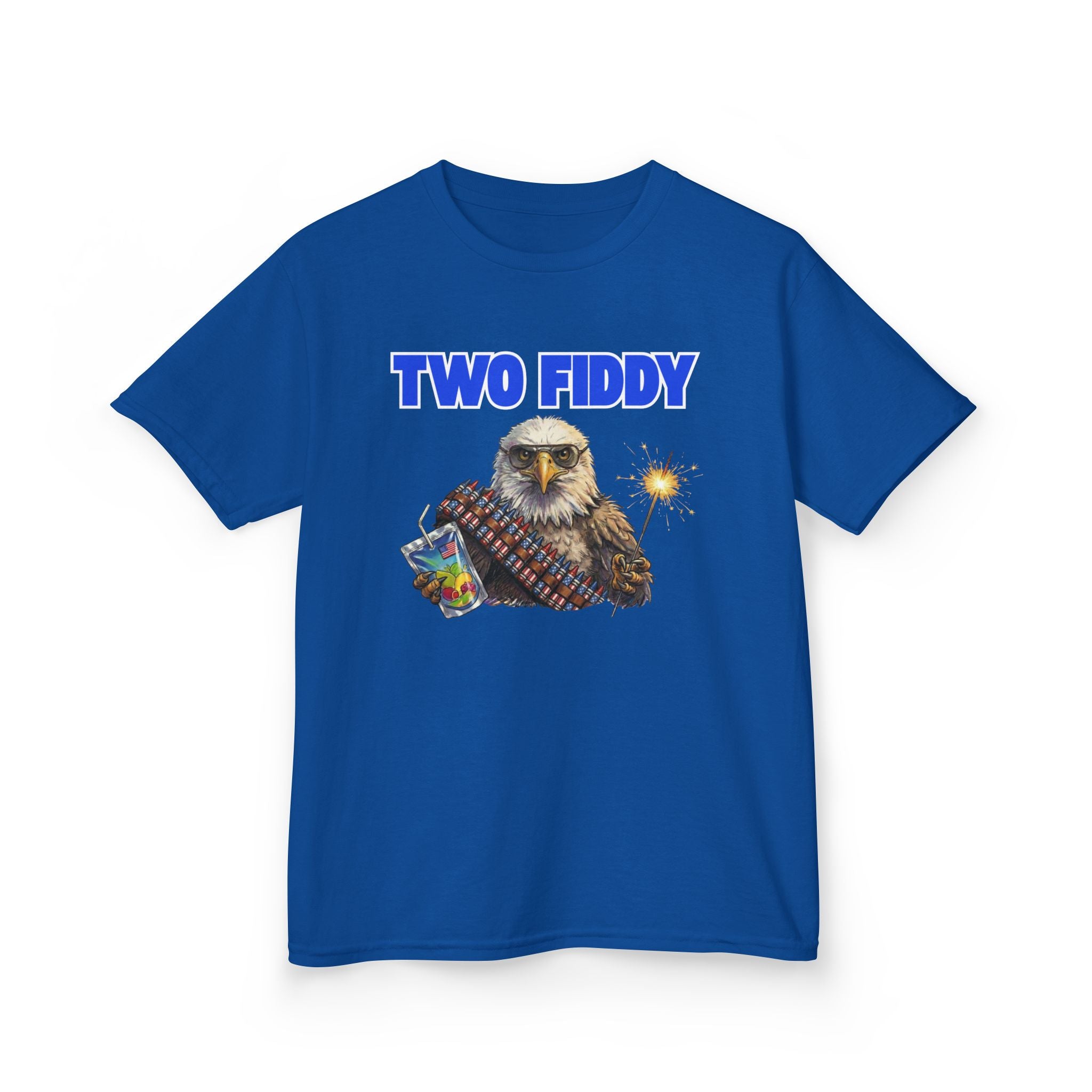 Kids "Two Fiddy" Eagle Tee: 250 Years of Freedom & Fireworks (2026 Edition)