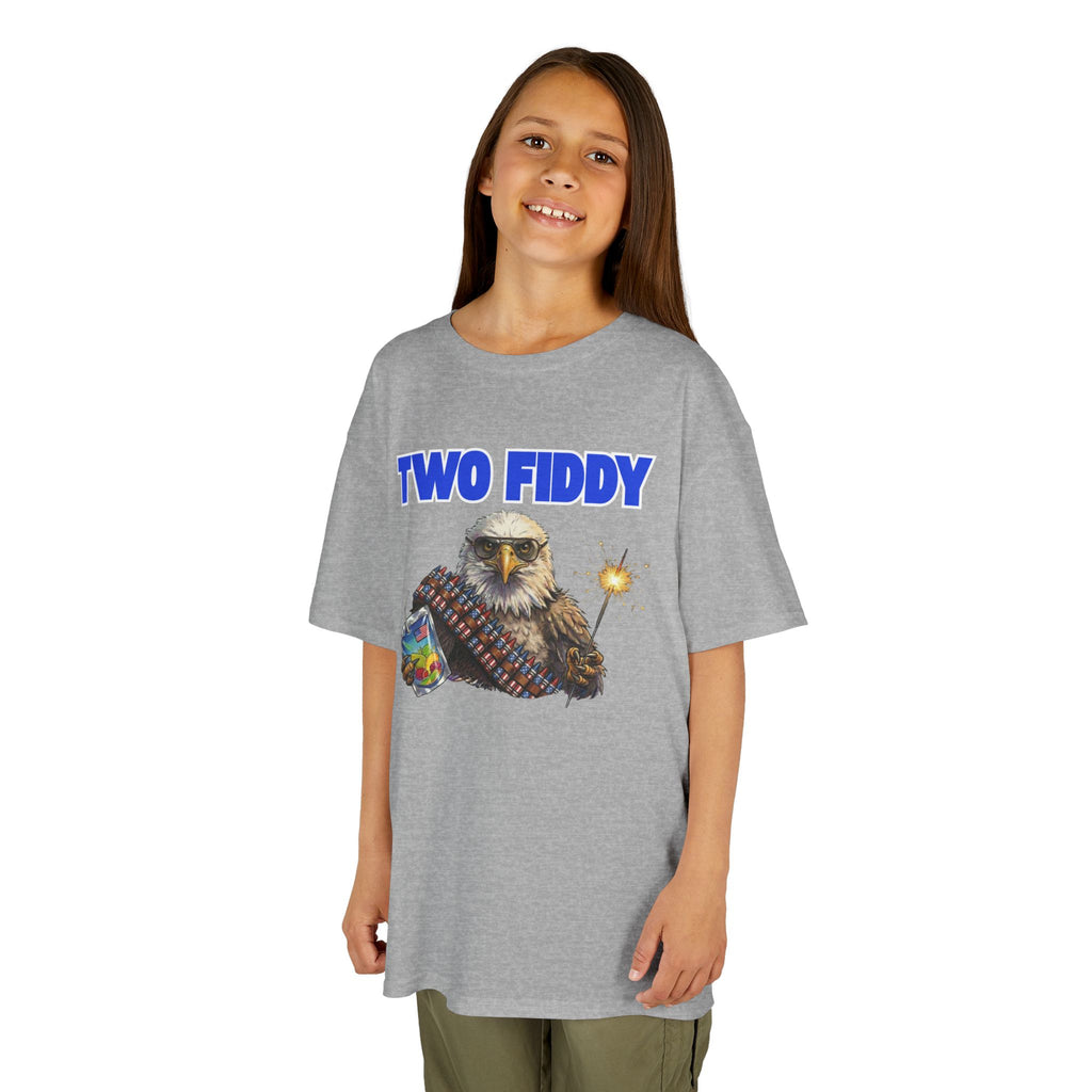 Kids "Two Fiddy" Eagle Tee: 250 Years of Freedom & Fireworks (2026 Edition)