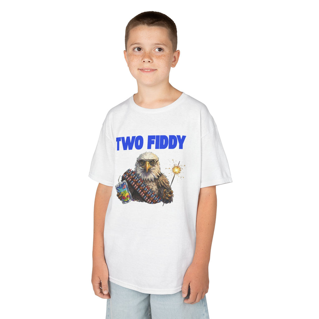 Kids "Two Fiddy" Eagle Tee: 250 Years of Freedom & Fireworks (2026 Edition)