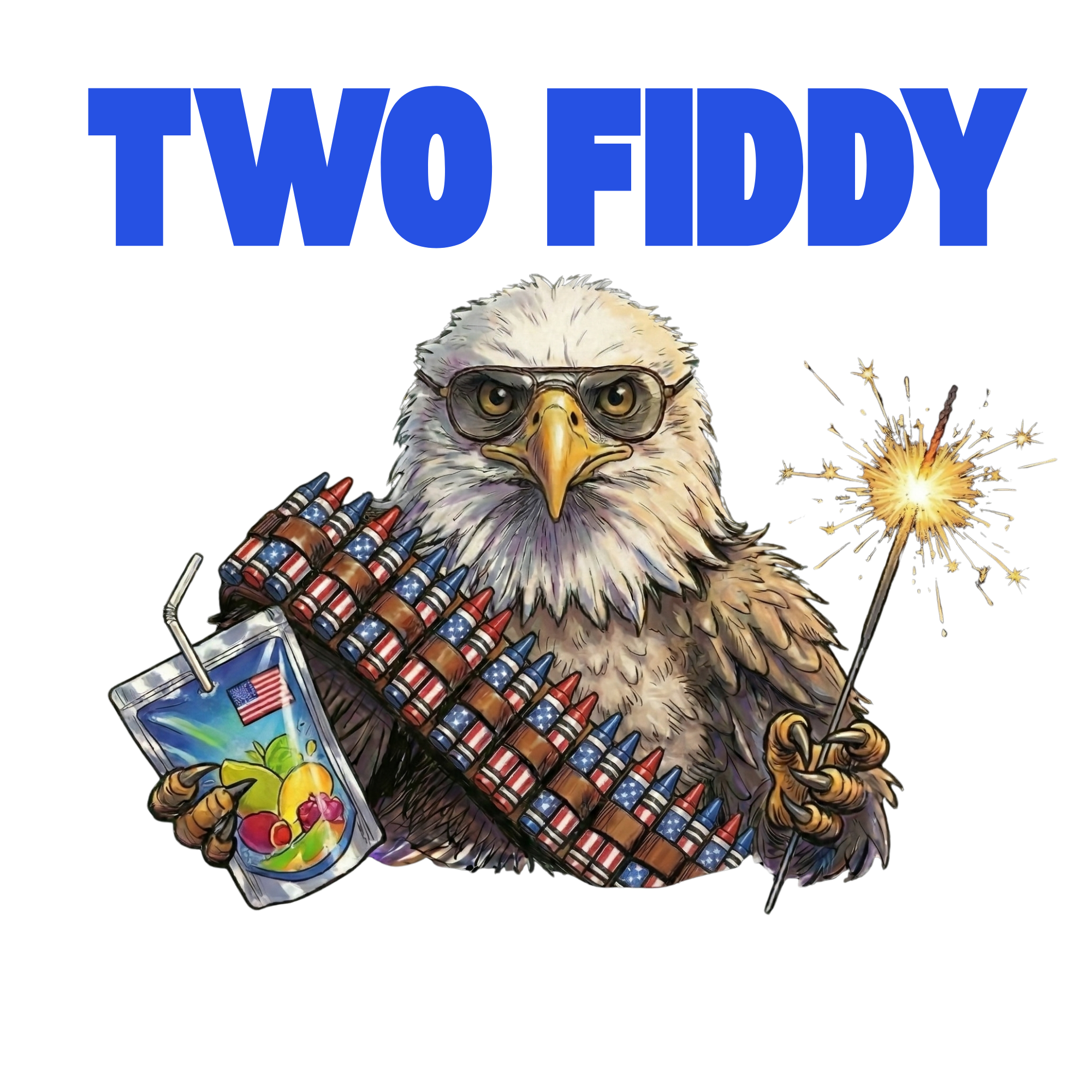 Kids "Two Fiddy" Eagle Tee: 250 Years of Freedom & Fireworks (2026 Edition)