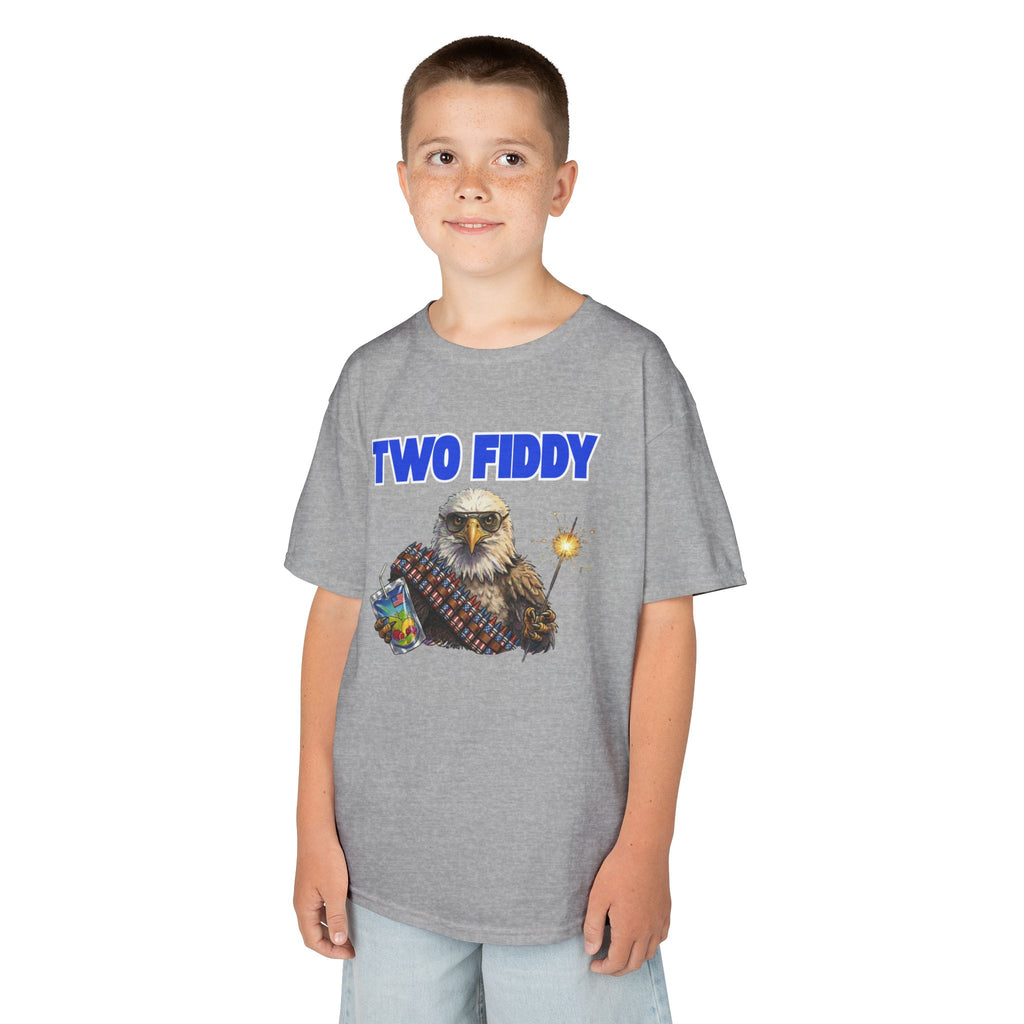 Kids "Two Fiddy" Eagle Tee: 250 Years of Freedom & Fireworks (2026 Edition)
