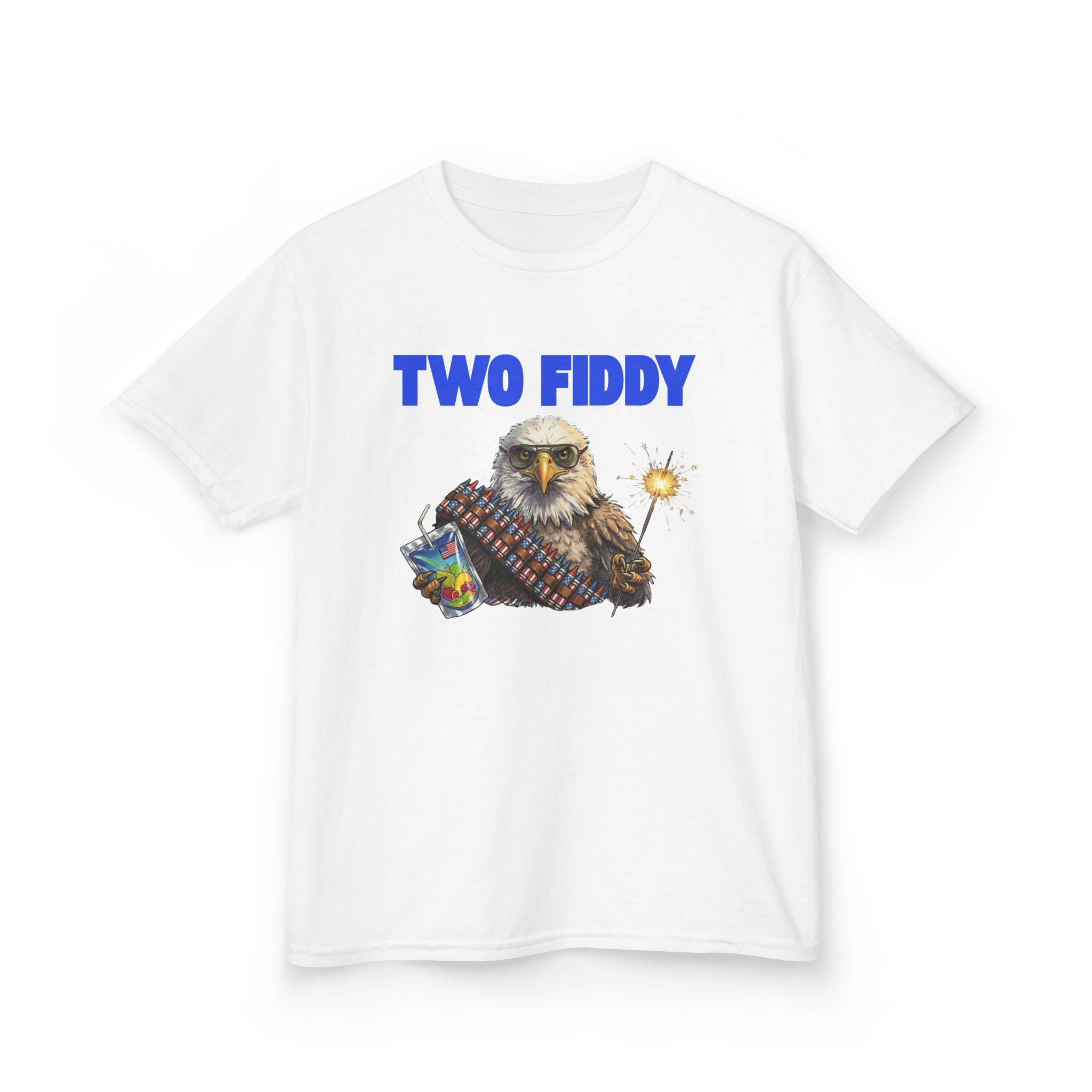Kids "Two Fiddy" Eagle Tee: 250 Years of Freedom & Fireworks (2026 Edition)